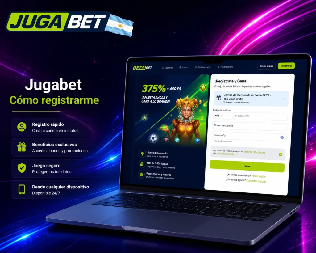 registrarse en Jugabet Argentina